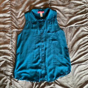 Six Degrees Sheer Blouse w/ Open Back Size XS